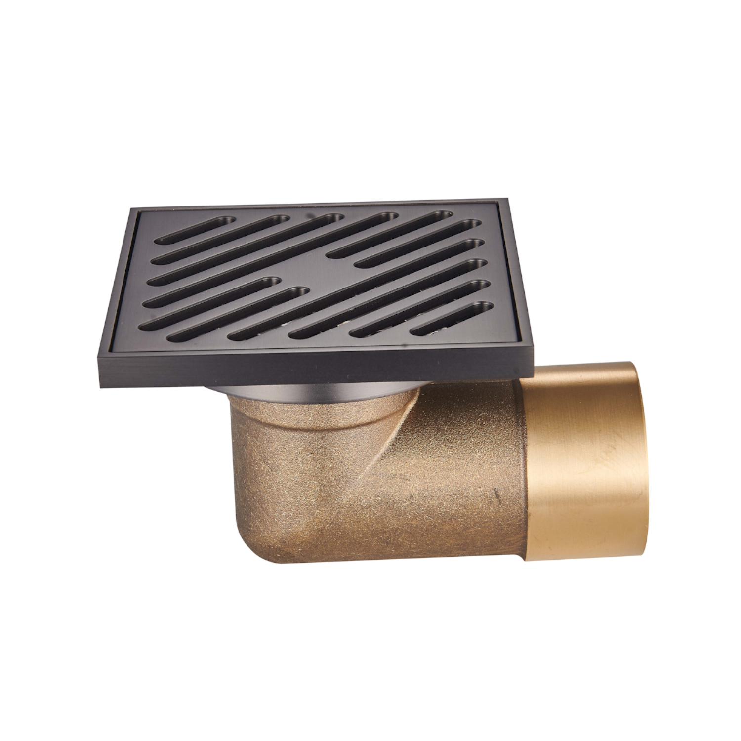 Душевой трап Raglo 100х100мм, нержавеющая сталь, графит (R606.10.09)