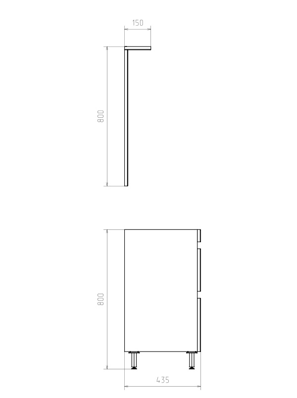 Тумба ASB-Mebel Коста 80 "Светлый орех" под умывальник Фостер 80 (11496) - фото 4