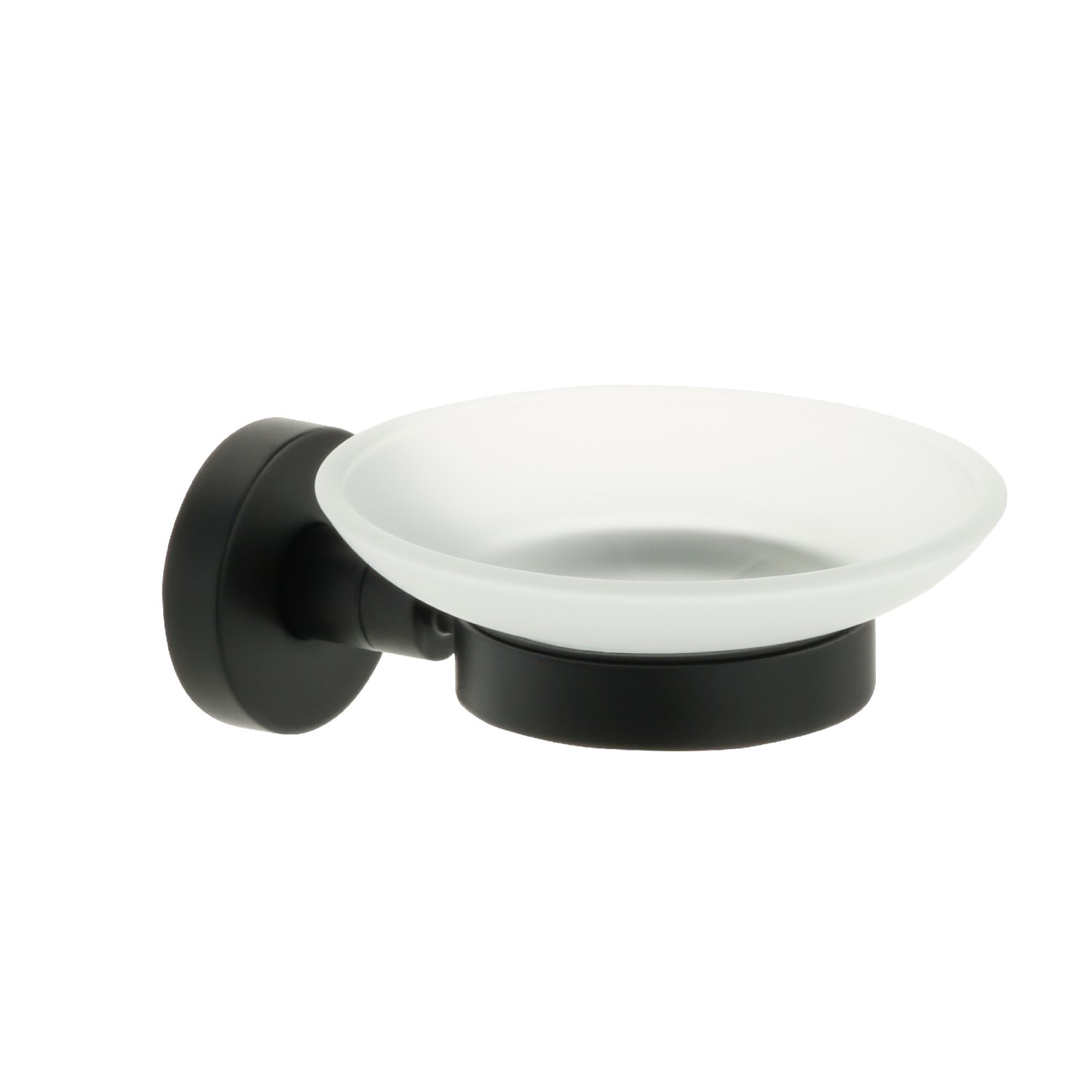 Мыльница стекло черная Fixsen Comfort  Black (FX-86008) - фото 1