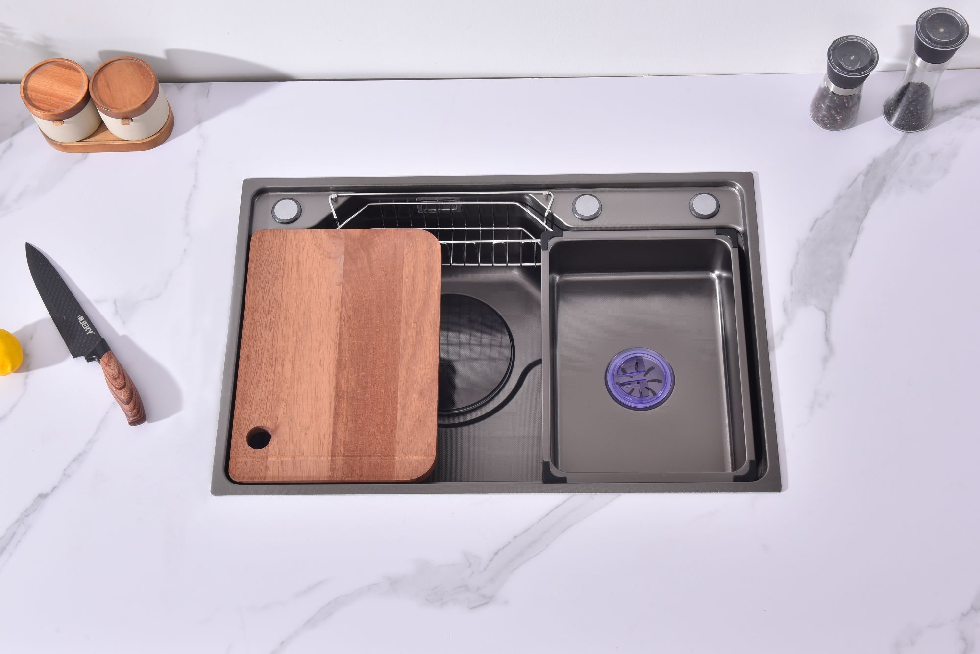 Мойка для кухни Fmark (FSC6845Q) - фото 5