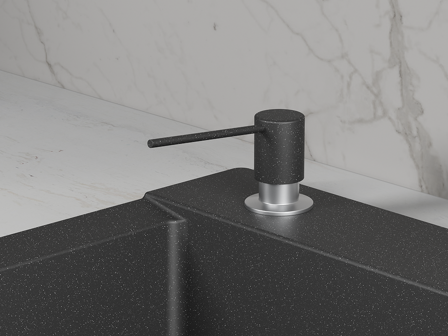 Дозатор для кухонной мойки GRANULA (22PD, ЧЁРНЫЙ) - фото 2