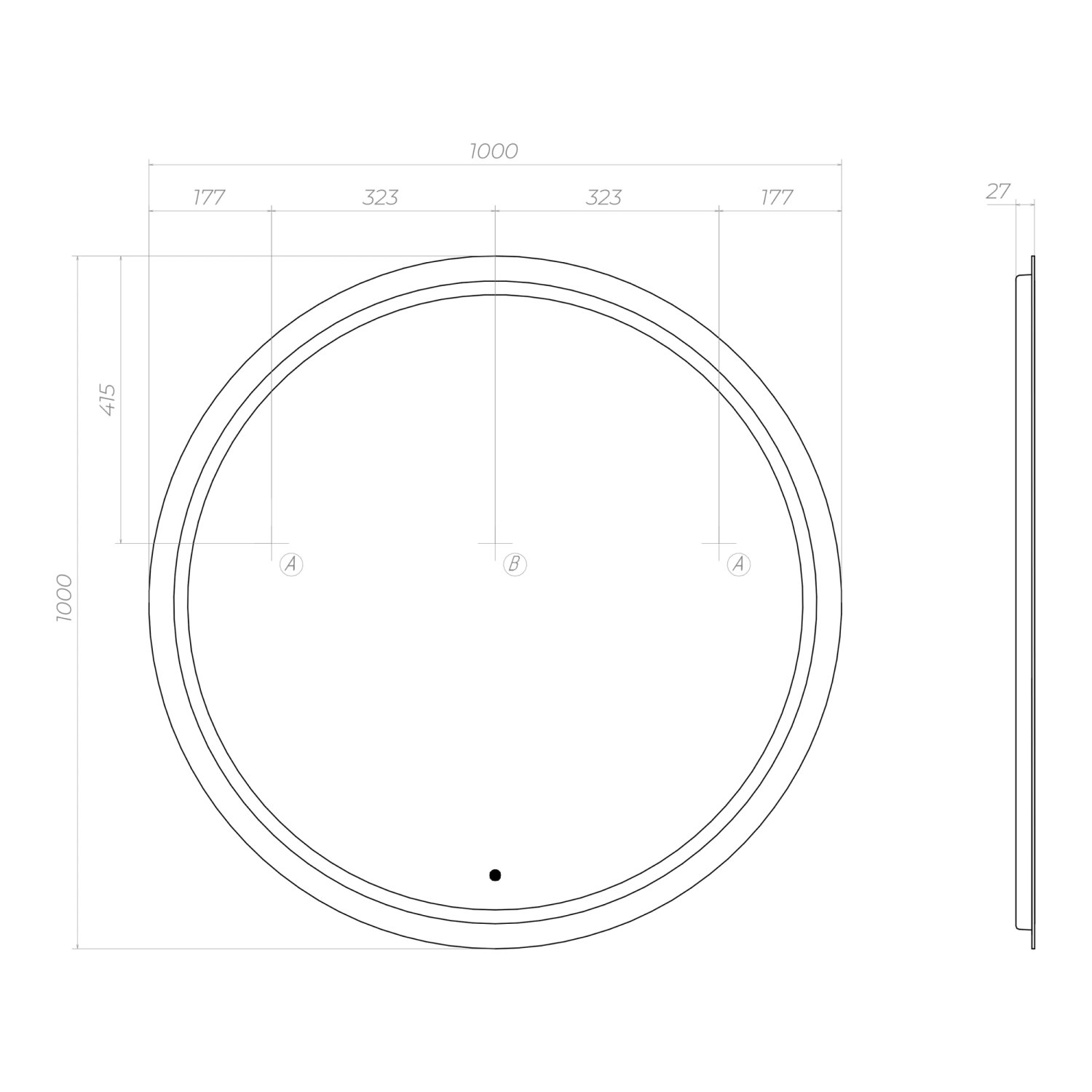 Зеркало VIGO Holly Classic 1000 (z.HOL.100.Classic) - фото 3