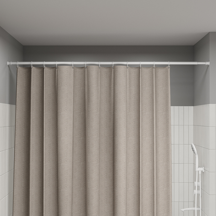 Карниз для ванной комнаты, 110-200 см, белый матовый, Elegante, IDDIS, (RSW0120i14) - фото 8