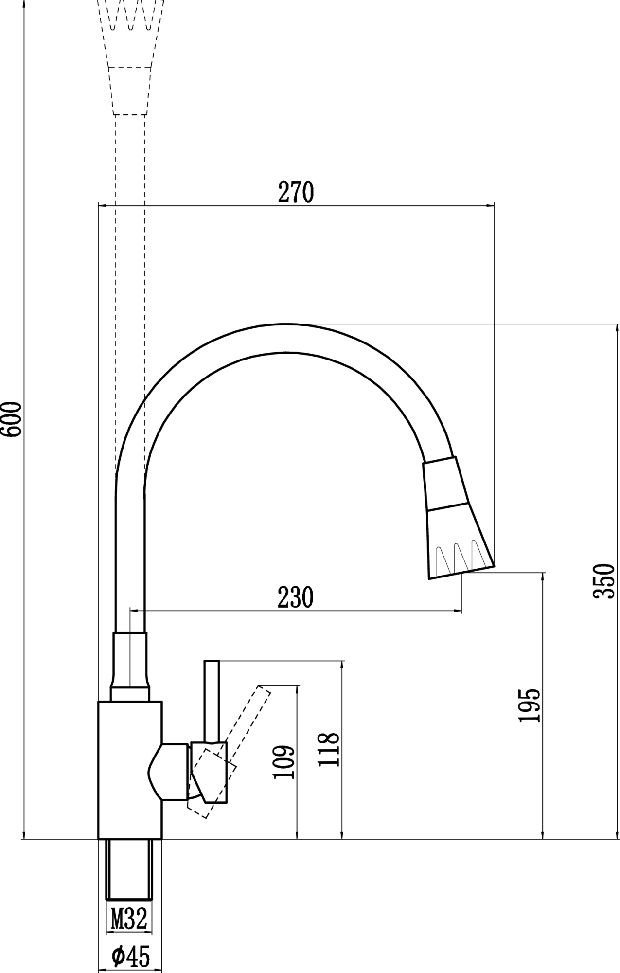 Смеситель для кухни Fmark (FS8299H-04) - фото 2
