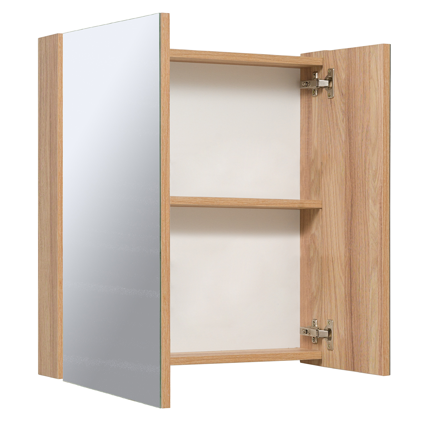 Зеркальный шкаф Runo графит Лада 60 (00-00001161) - фото 2