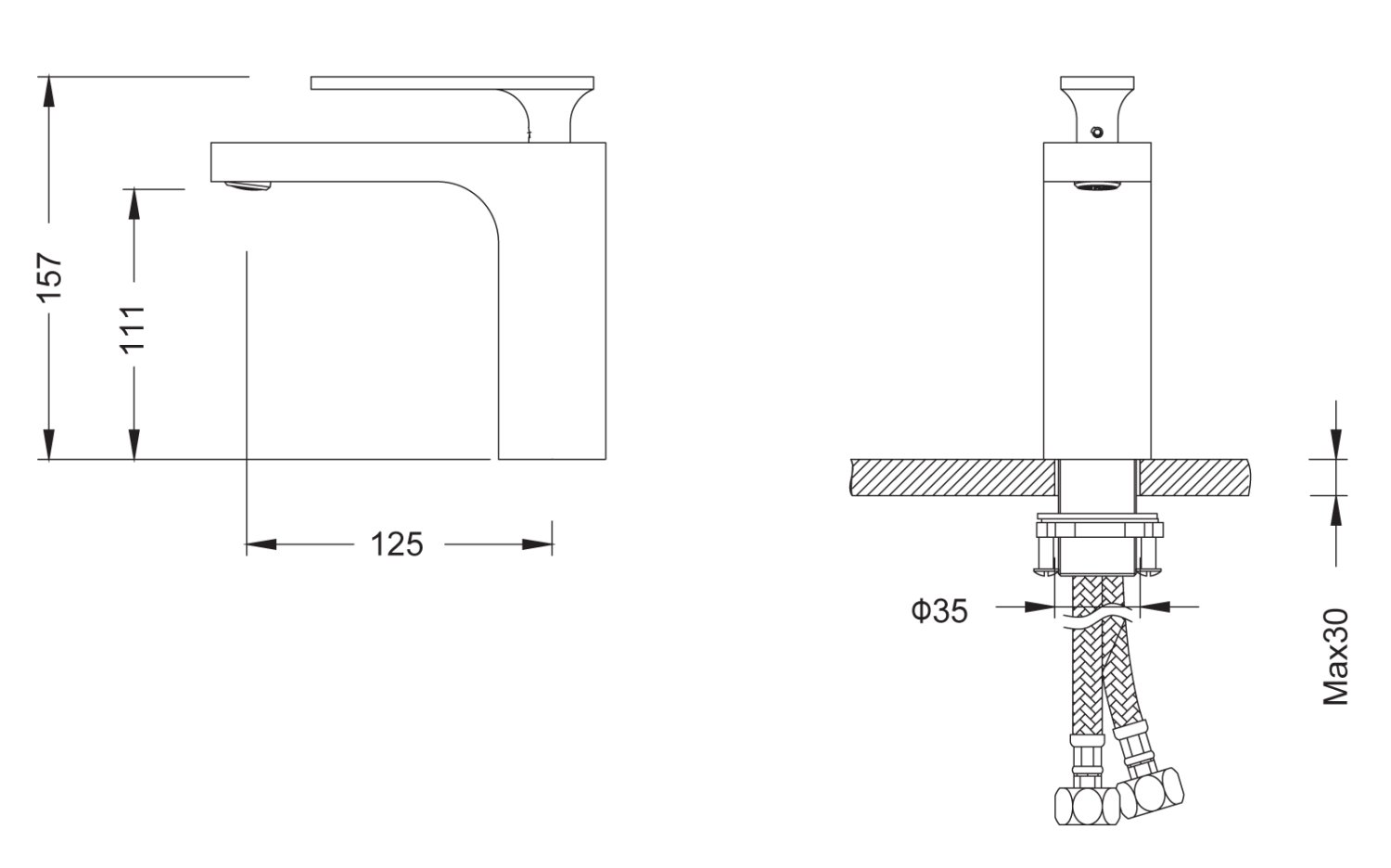 Смеситель для раковины Timo Torne (4361/00F chrome) - фото 6