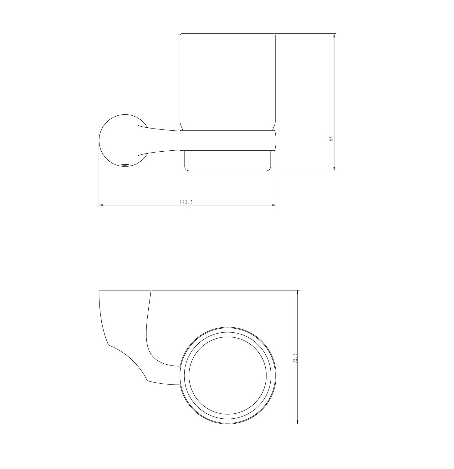 Подстаканник одинарный RUSH Devon (DE75310) - фото 3