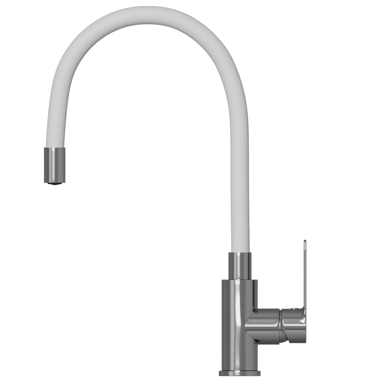 Смеситель для кухни 35к MIXLINE ML35-098 "Kitchen Line" гибкий излив, б/отв, боковая, белый (553225) Смеситель для кухни 35к MIXLINE ML35-098 "Kitchen Line" гибкий излив, б/отв, боковая, белый (553225) - фото 3