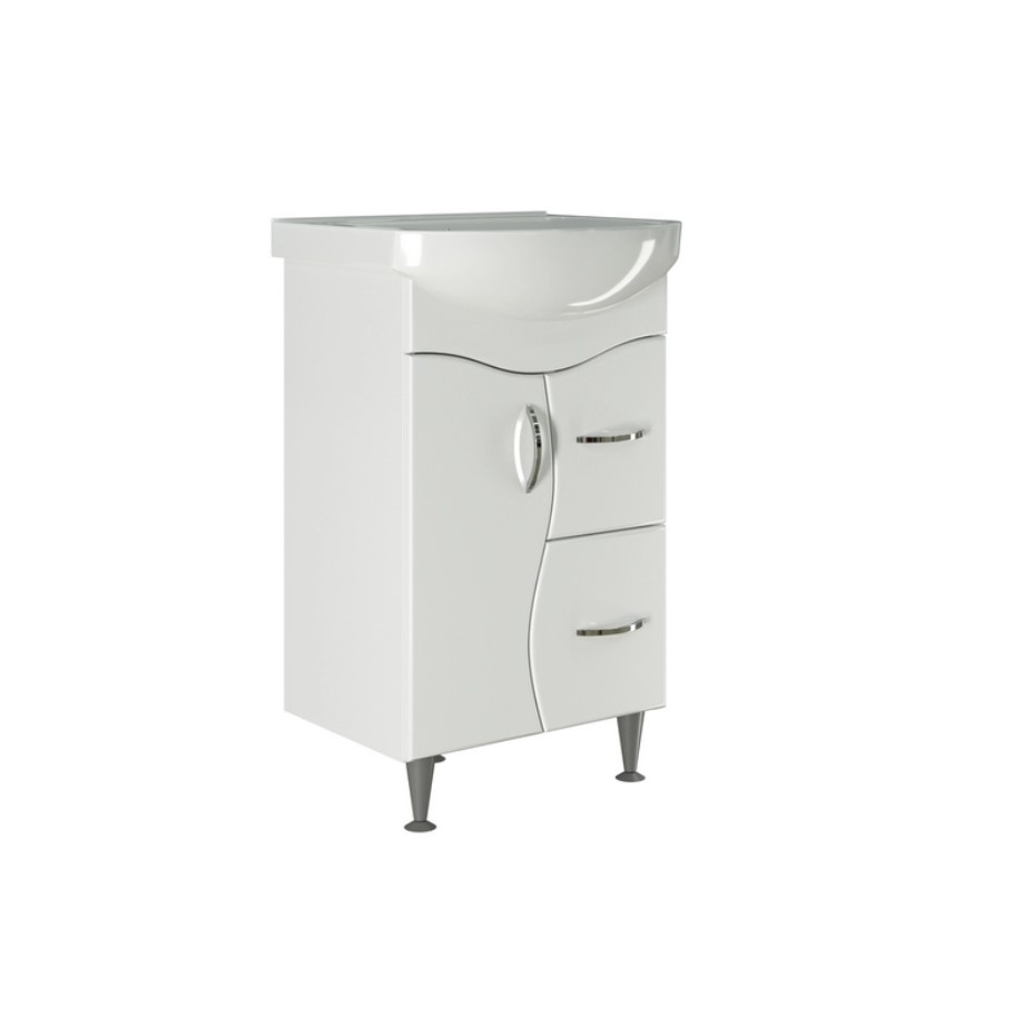 Тумба для ванной MIXLINE "КЛАССИК-50" под рак.Уют-50 (арт.506464) (ROSA) (ПВХ) (557792)