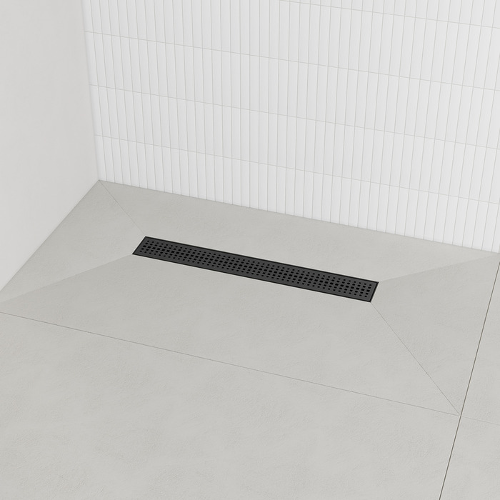 Лоток душевой IDDIS Perfex сифон 360, комбинированный затвор, перфор. решетка, 500мм, графит (975B5GM20DZ) - фото 2