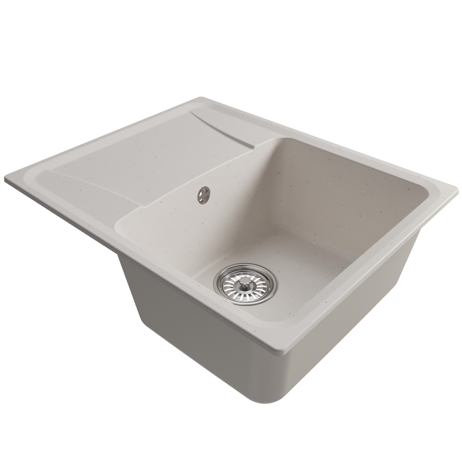 Мойка MIXLINE ML-GM26 с крылом  белая (331) 580*470*190мм NEW (552082)