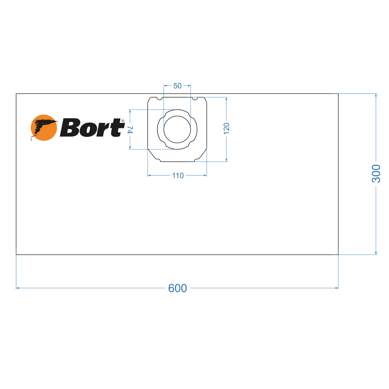Комплект мешков пылесборных для пылесоса Bort BB-15 (91275868) - фото 3
