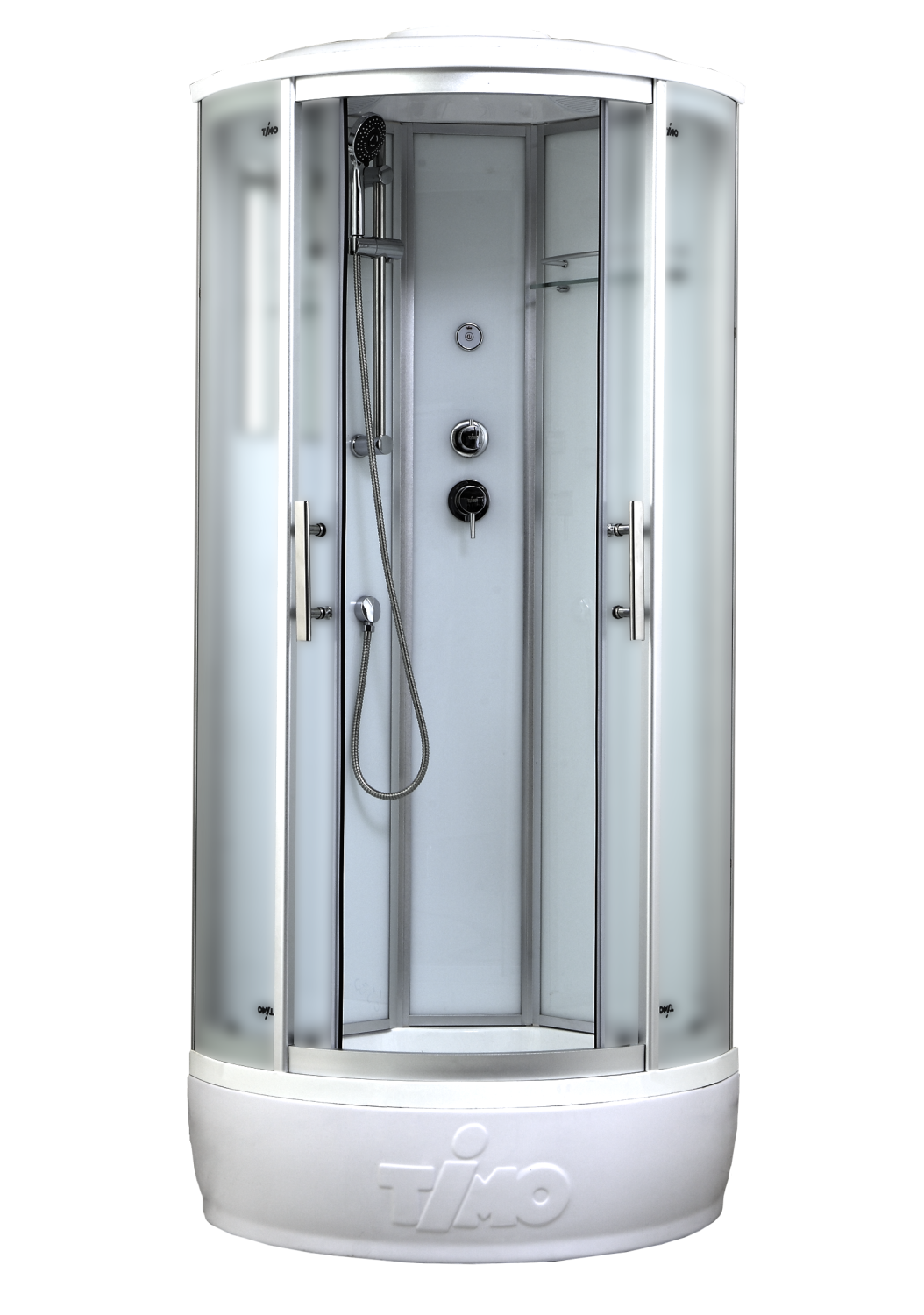 Душевая кабина Timo Standart Silver Fabric 80*80*220  (T-6680SF) - фото 1