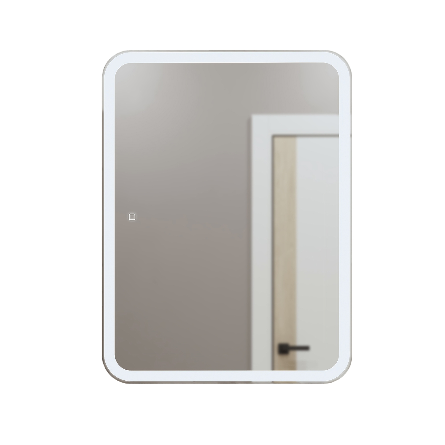 Зеркало-шкаф MIXLINE "Фиджи Flip" 600*800 (ШВ) универсальный, сенсорный выкл.,светодиодная подсветка (551661) - фото 1