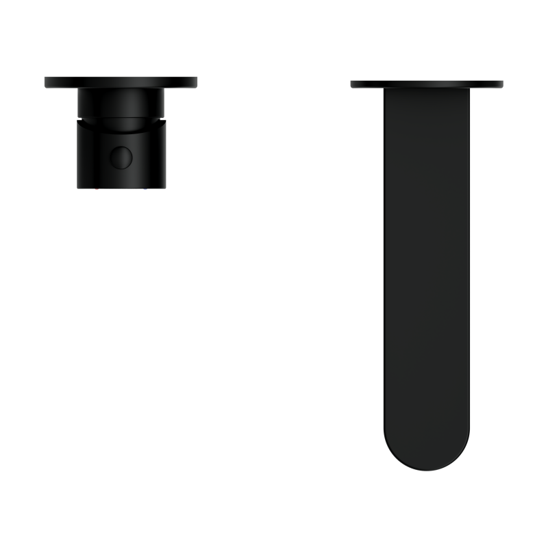 Смеситель для раковины CERSANIT OLIVA встраиваемый однорычажный черный (68978) - фото 6