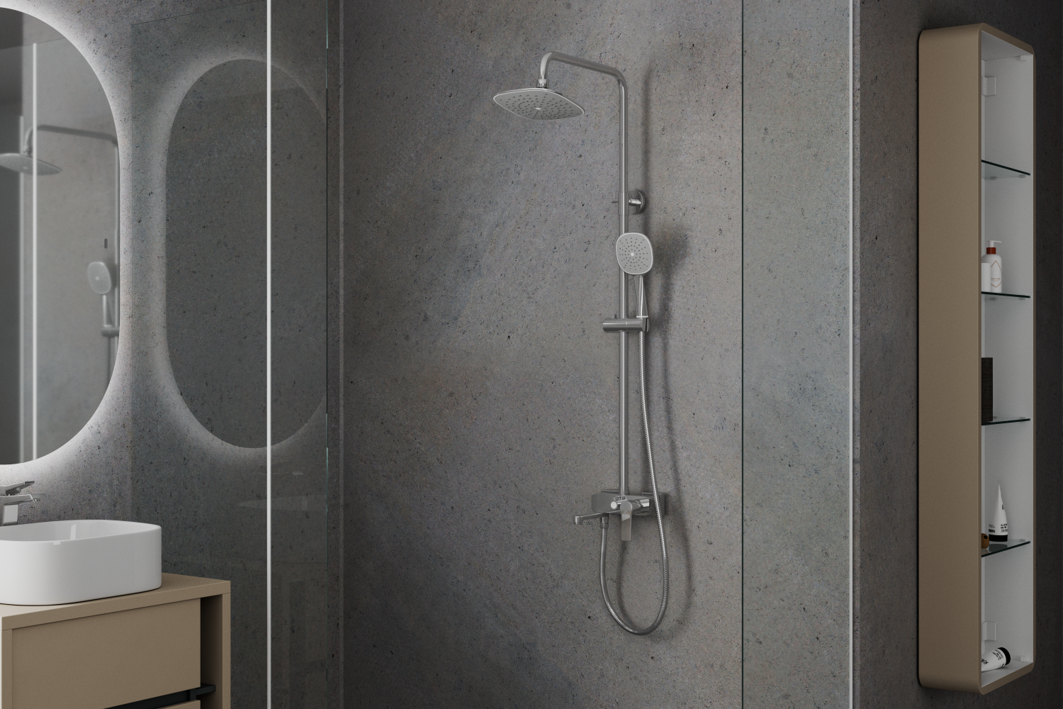 Тропическая душевая система RUSH (ST4235-40) - фото 2