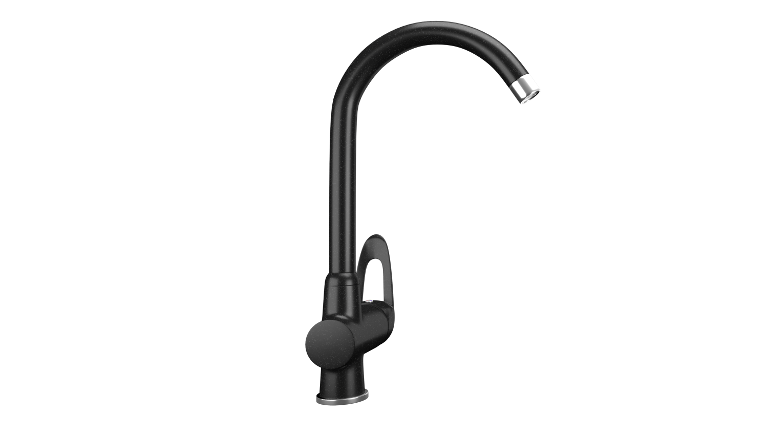 Смеситель для кухни ULGRAN Classic ультра-черный (U-006-344) - фото 1