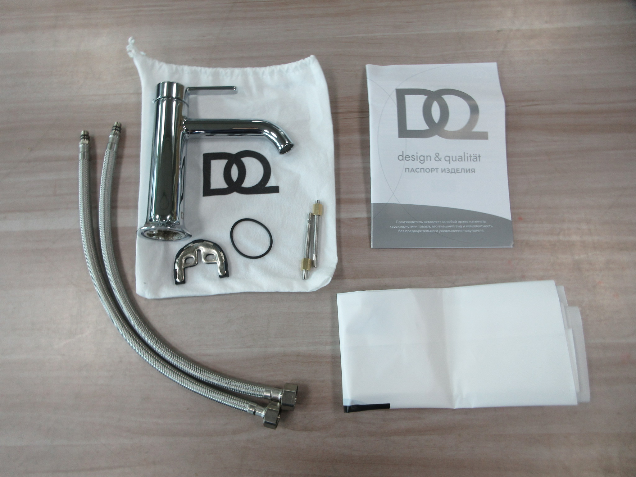 Смеситель для раковины DQ Köln хром (DA1752101) - фото 6