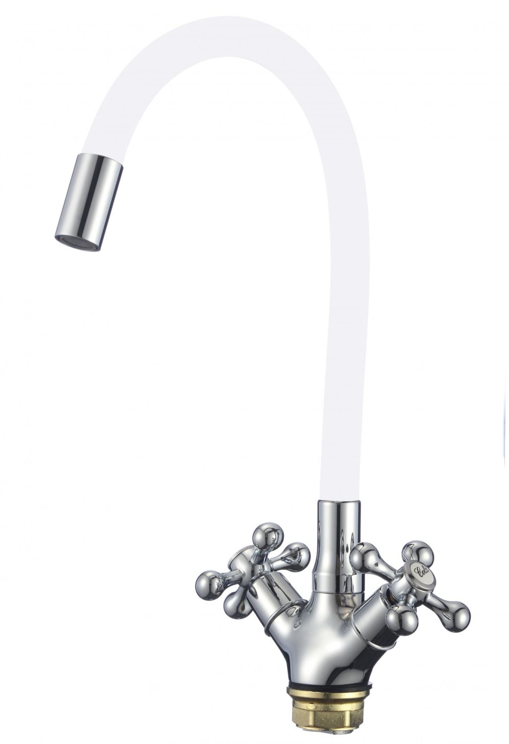 Смеситель для кухонной мойки Fmark с гибким цветным изливом (FM4319-02) - фото 1