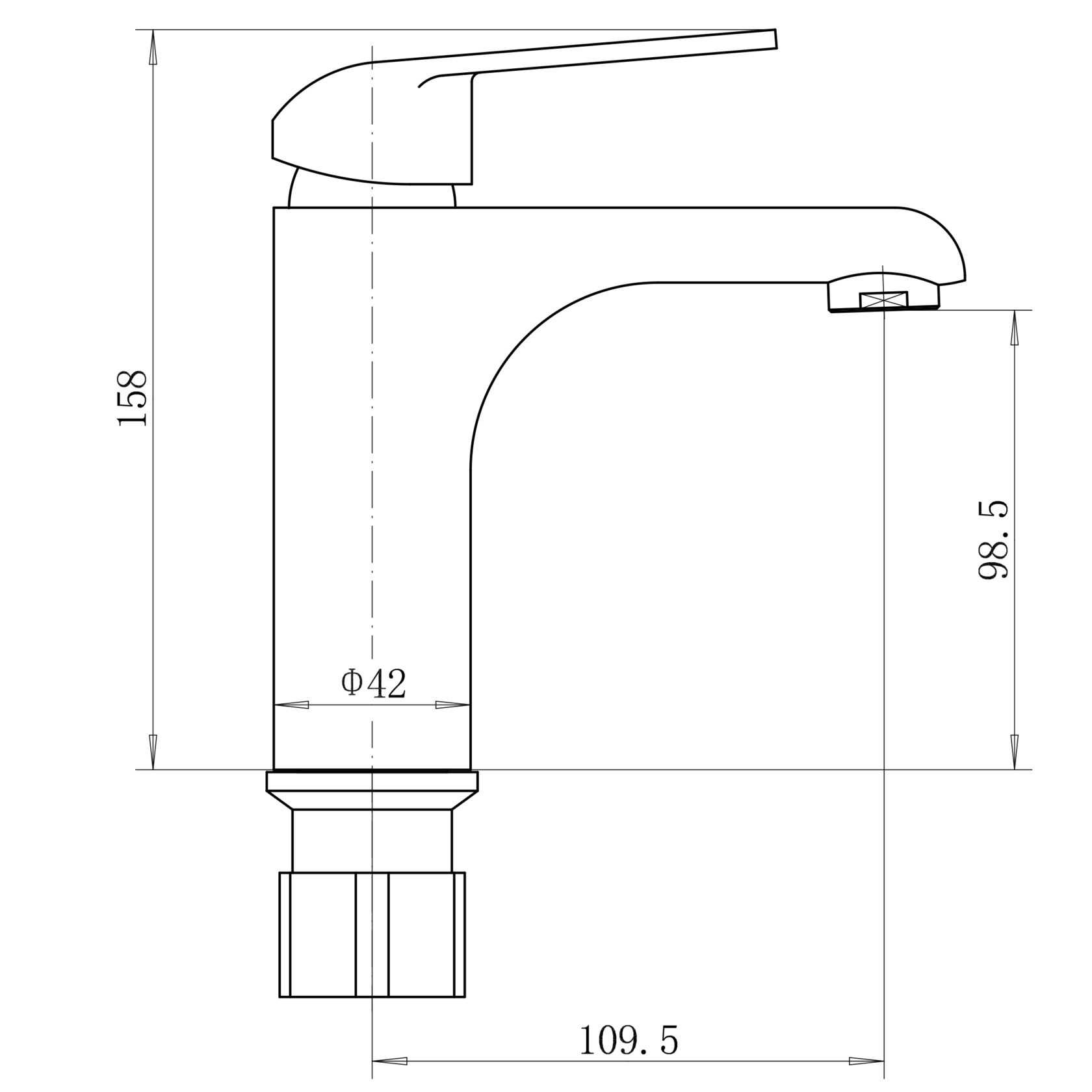 Смеситель для умывальника PLSTART (PD10082) - фото 3