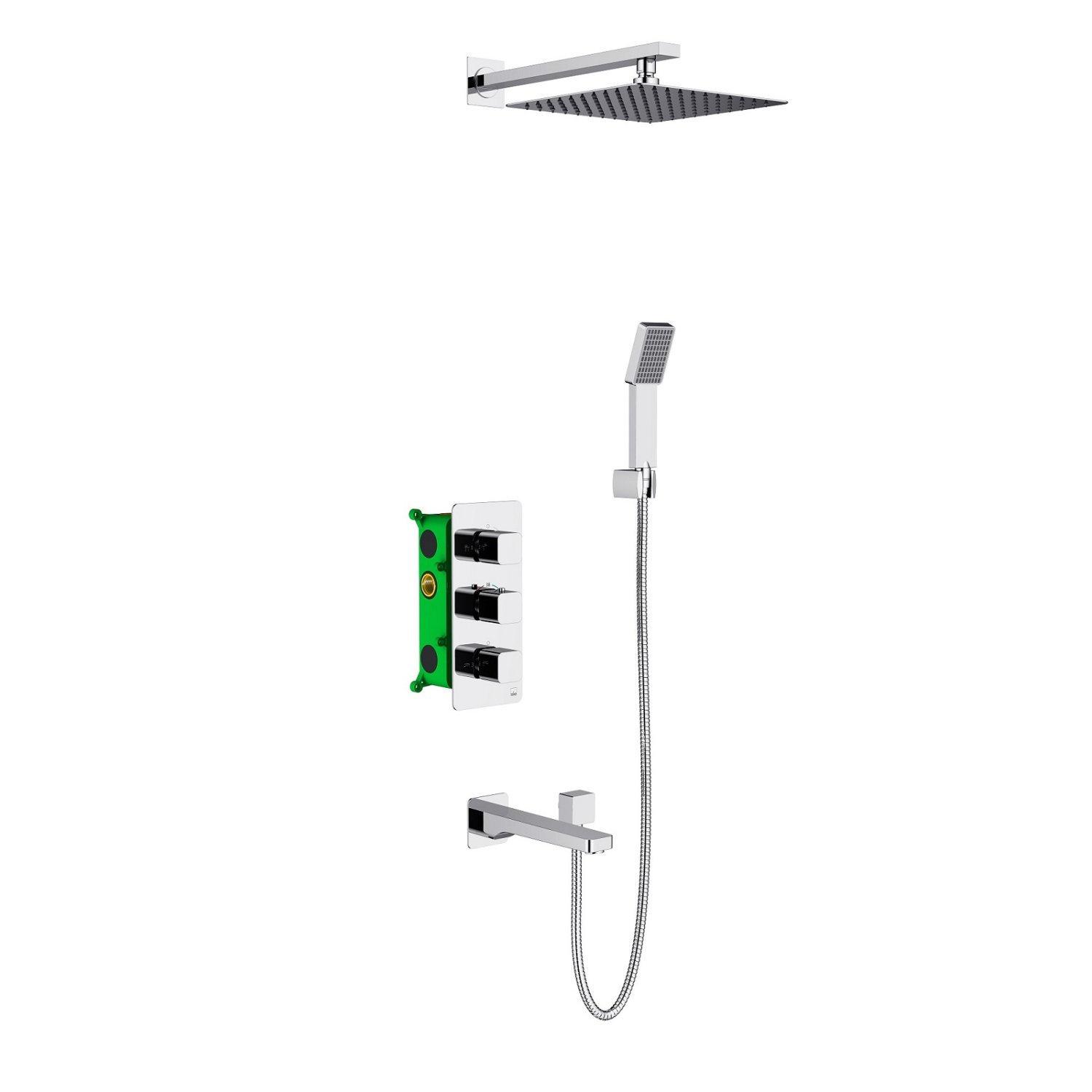 Душевая система Timo Petruma 3-х режимная, с термостатом (SX-5049/00SM chrome) - фото 1