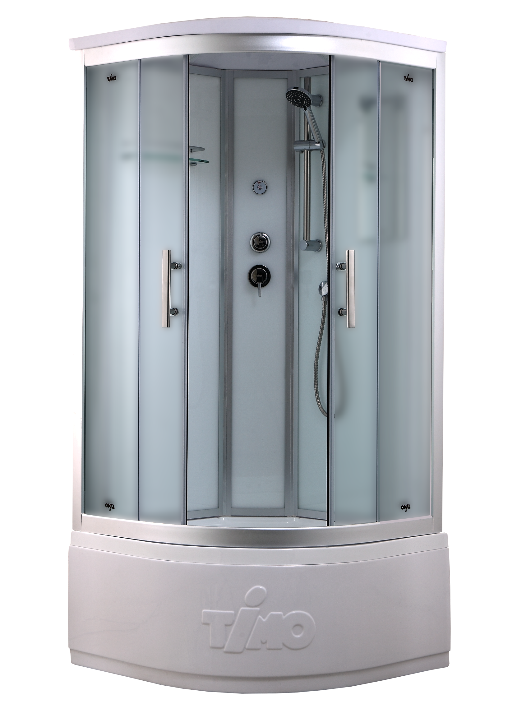 Душевая кабина Timo Standart Silver Fabric 100*100*220  (T-6600SF)