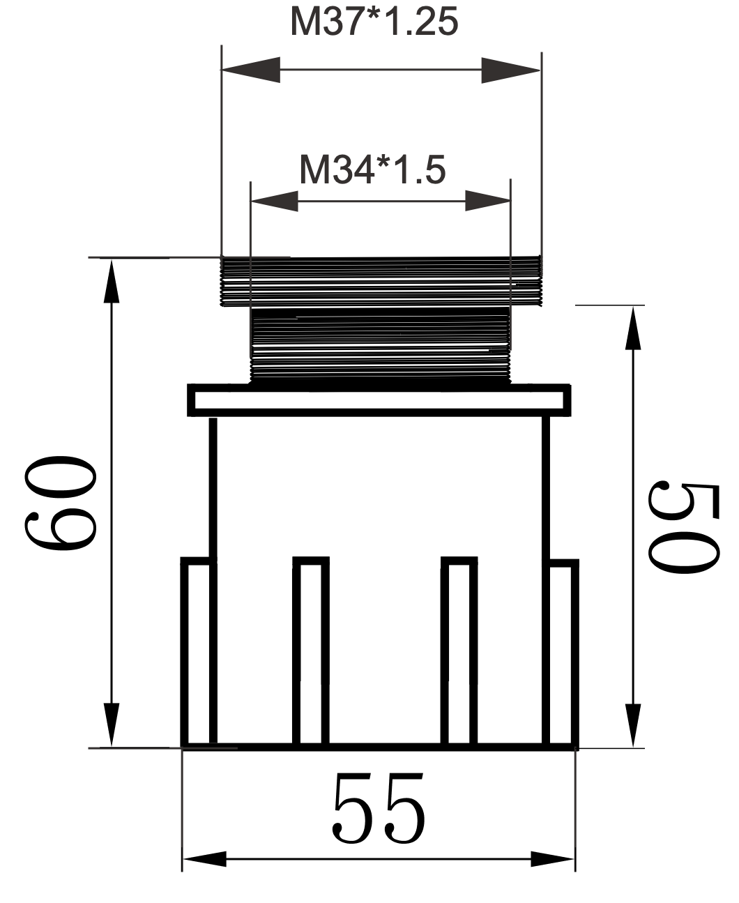Крепежная втулка Fmark (FS02) - фото 2