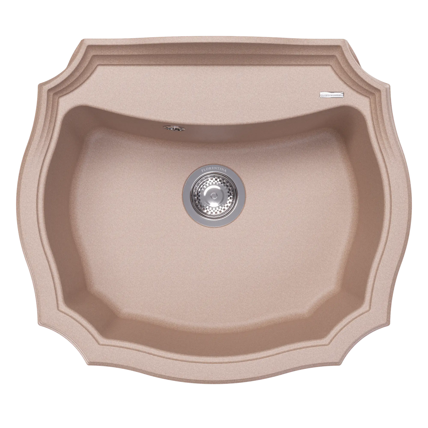 Мойка Florentina "Эмилия" 640, песочный FS (20.355.D0640.107)