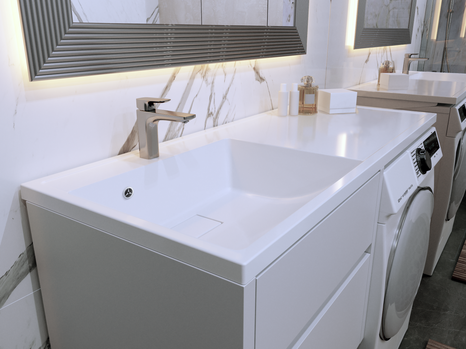 Раковина Paola Magenta левая чаша (Paola Magenta 1200 L) - фото 2