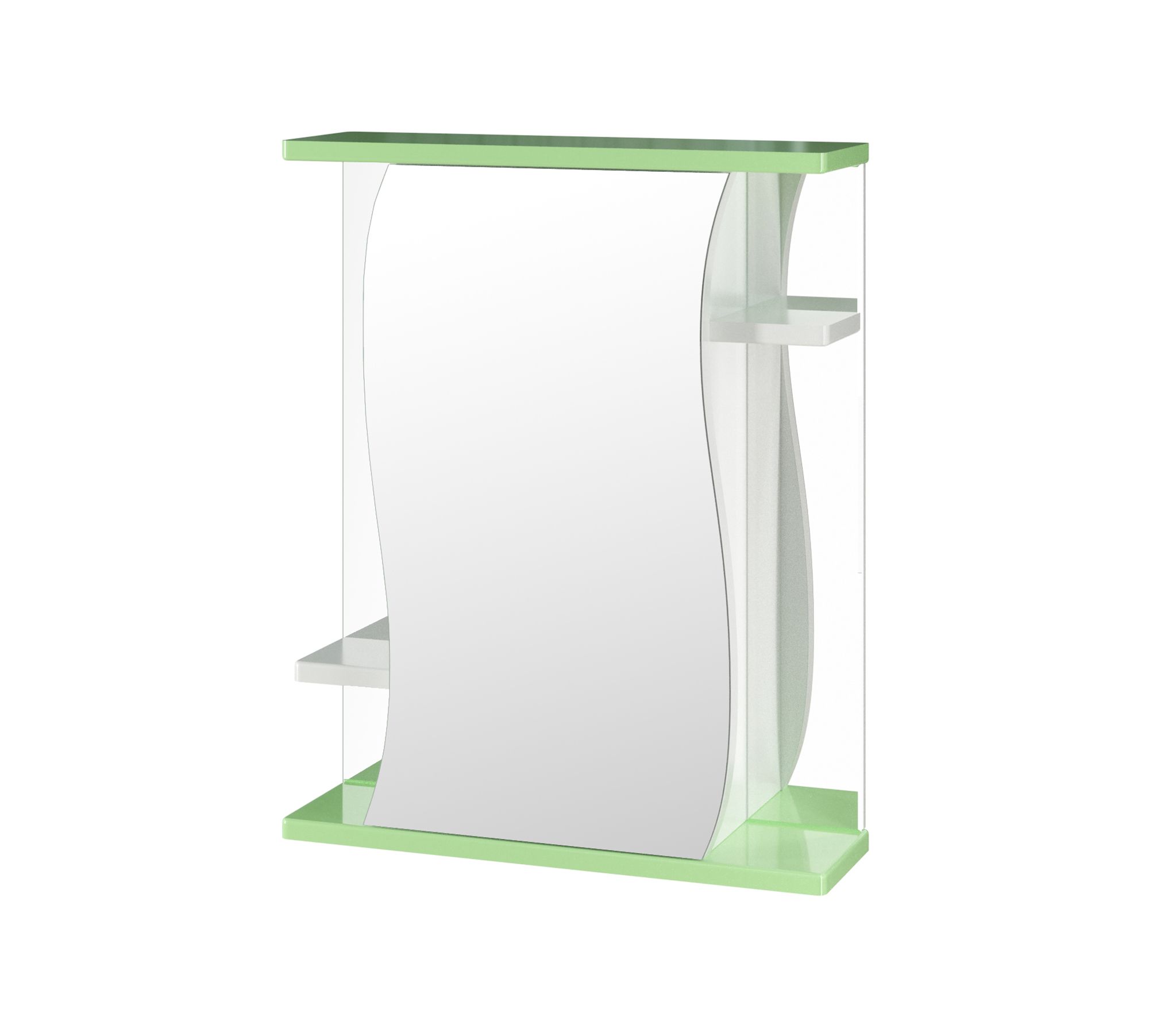 Зеркало-шкаф навесной без подсветки MIXLINE Венеция-60 зеленый (525921)