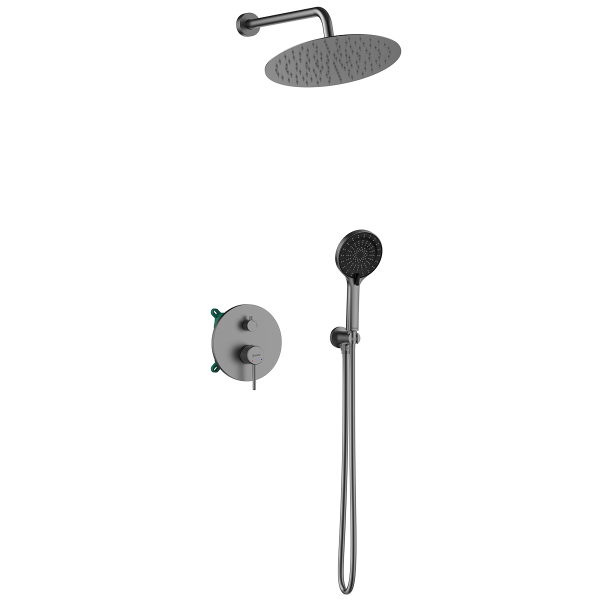 Смеситель Lemark Beluga для душа, встраиваемый (LMF-8055B-GM) - фото 1