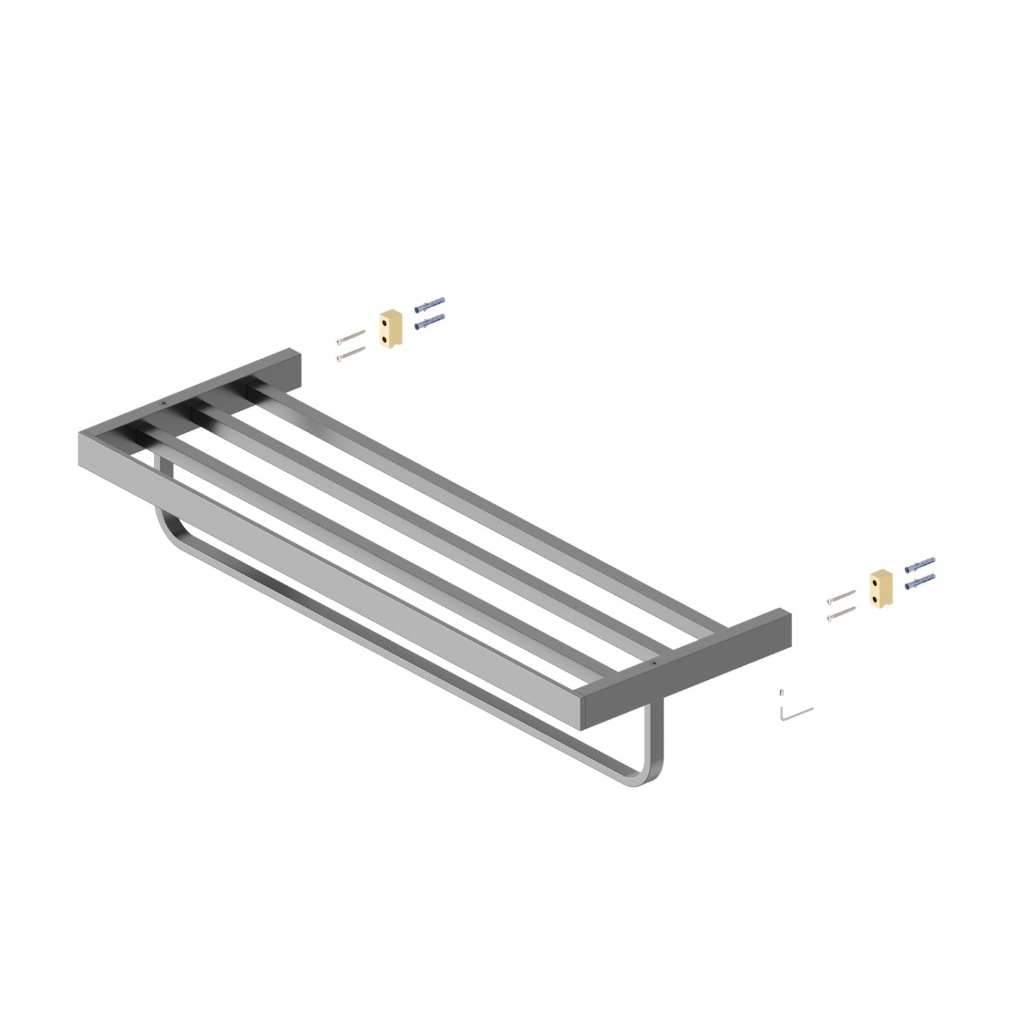 Полка для полотенец Timo Petruma черное золото (15258/18) - фото 2