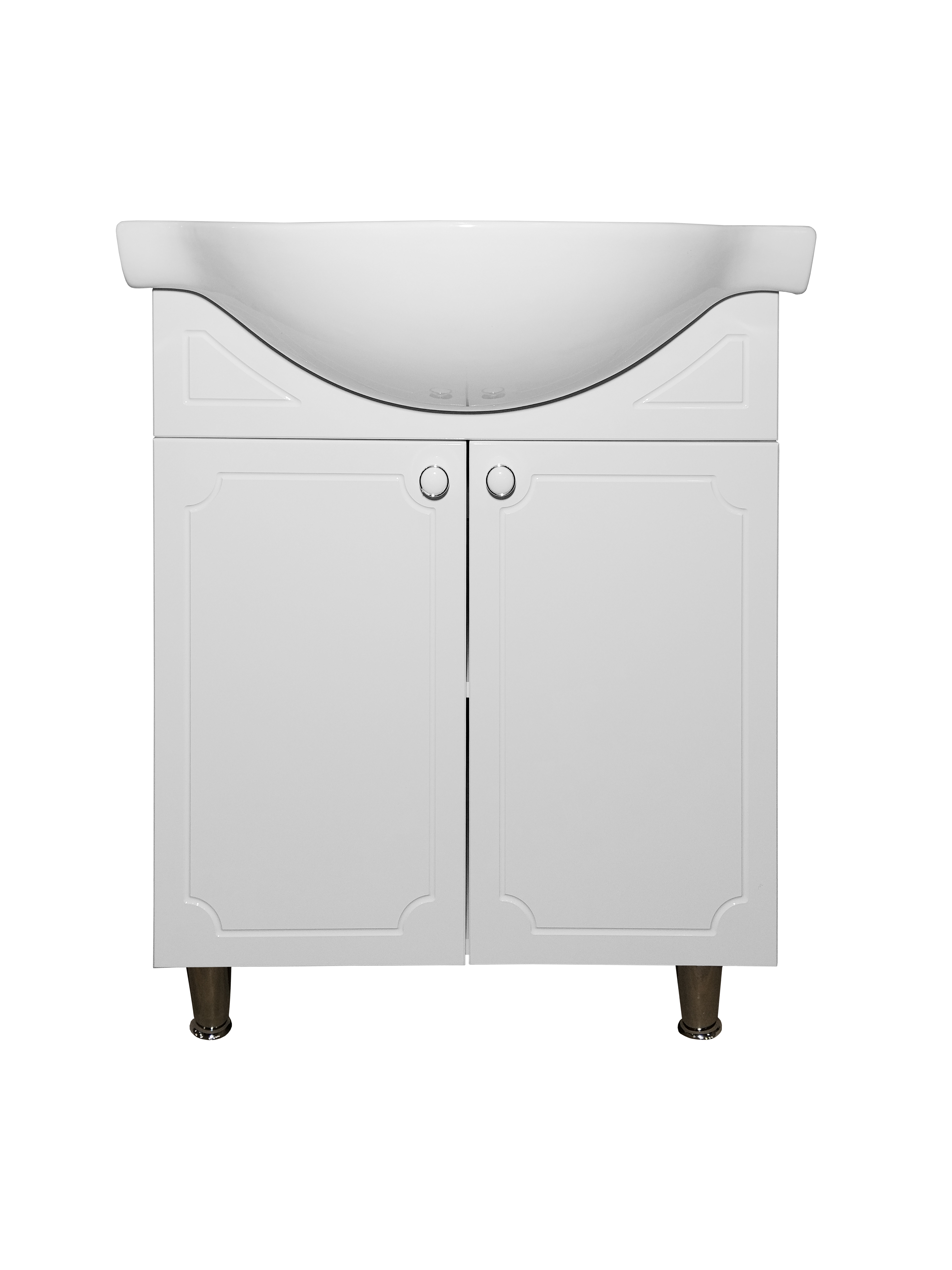 Тумба Runo "Люксор 70" напольная белая под умывальник 00-00005138 Luxor 70 (00-00005285)