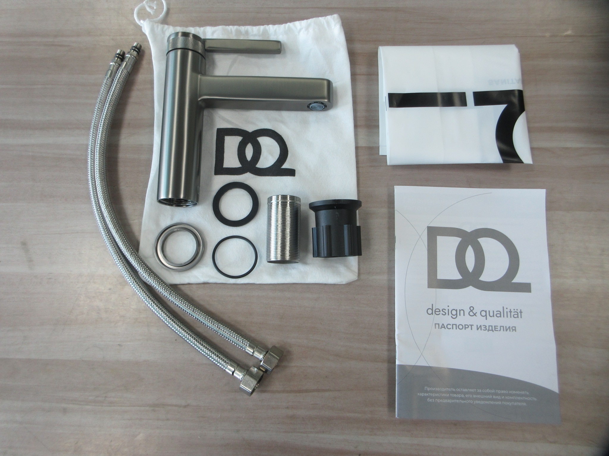 Смеситель для раковины DQ Bonn графит (DA1702106) - фото 6