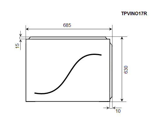 Торцевая панель TIMO (TPVINO17R) - фото 2