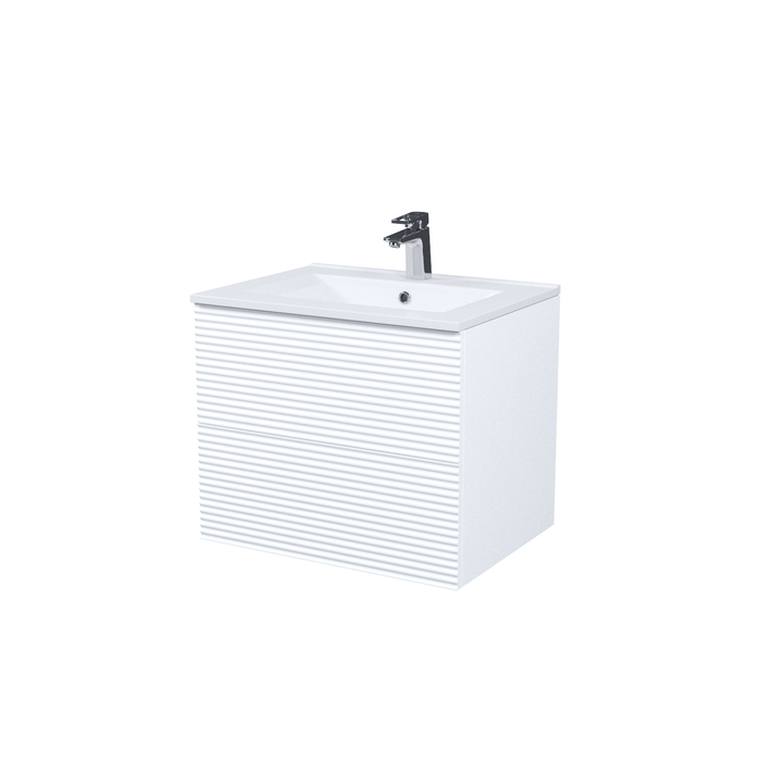 Тумба с умывальником подвесная IDDIS Bild 60 см, белый (BIL60W0i95K) - фото 1