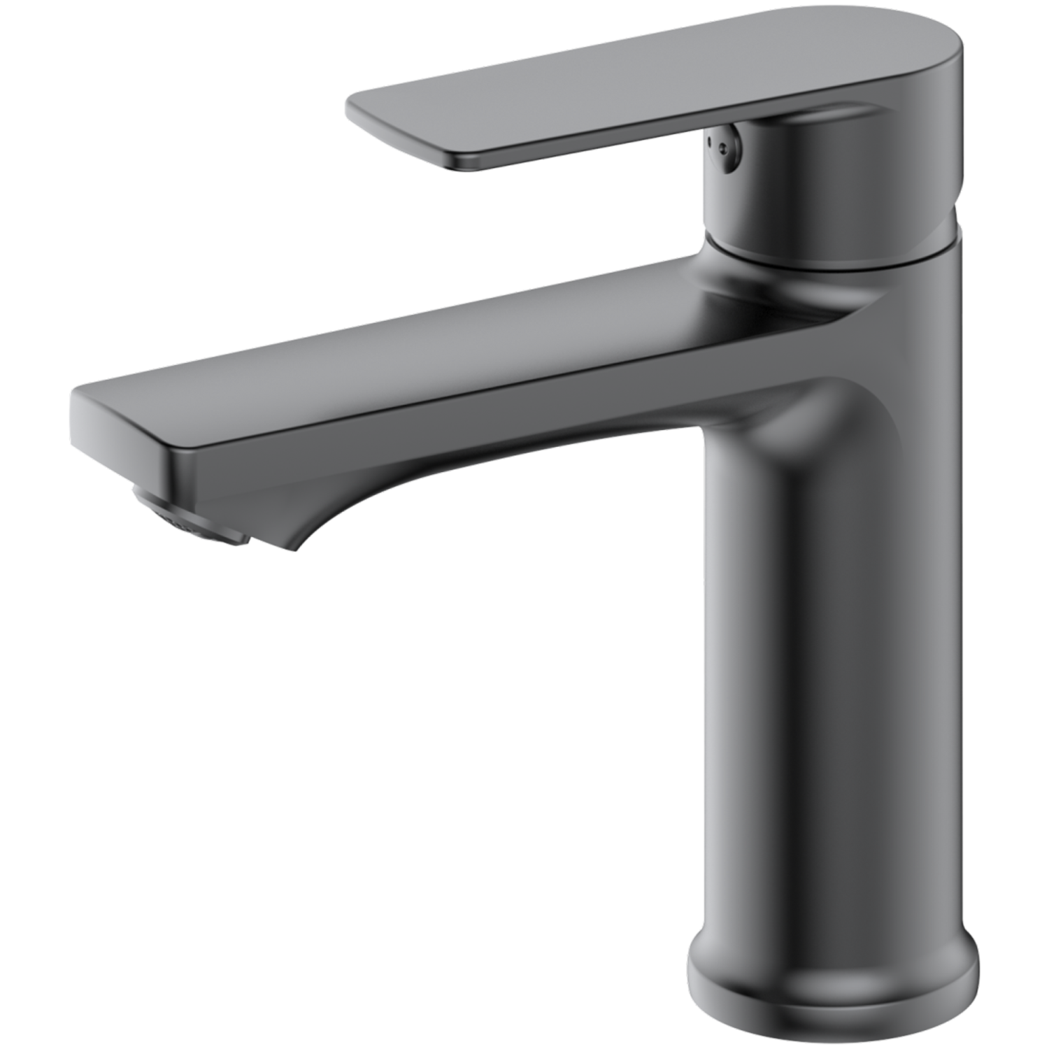 Смеситель для раковины HAIBA цвет: оружейная сталь (HB10719-3)