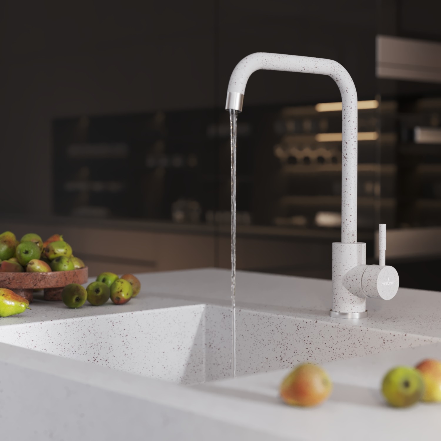 Смеситель для кухни MIXLINE ML-GS12 35к (328) бежевый высок. излив (550658) Смеситель для кухни MIXLINE ML-GS12 35к (328) бежевый высок. излив (550658) - фото 5