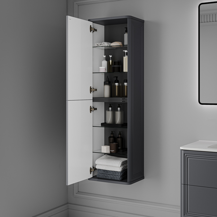 Пенал подвесной, 40 см, темно-серый, Oxford Neo, IDDIS, OXN40D0i97 - фото 3