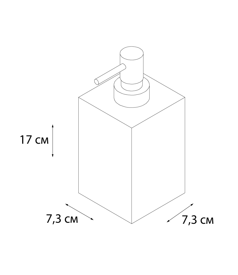 Дозатор для жидкого мыла FIXSEN Blanco (FX-201-1) - фото 3
