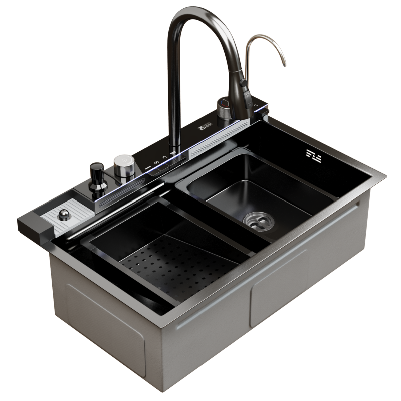 Мойка настол.монтаж MIXLINE PRO 75х46 (ч граф) сиф+доз+смес+кол+д/р+о/с (554164) Мойка настол.монтаж MIXLINE PRO 75х46 (ч граф) сиф+доз+смес+кол+д/р+о/с (554164) - фото 1