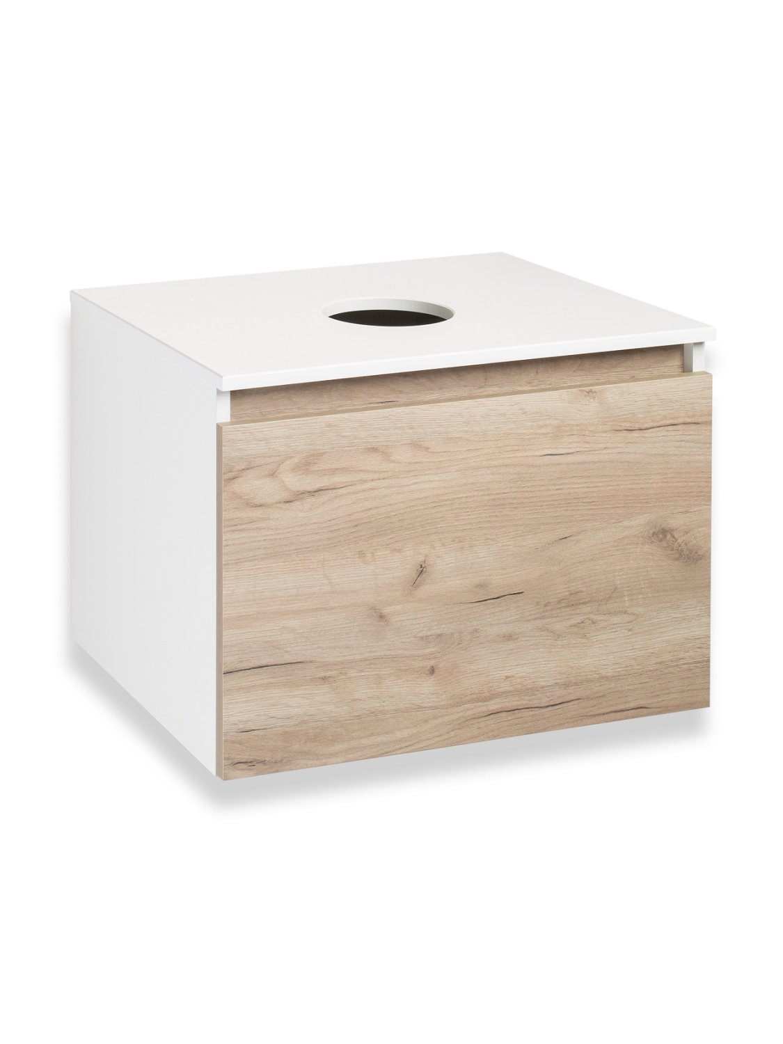 Тумба Runo Бари 60 крафт дуб под накладную раковину (00-00001374) - фото 1