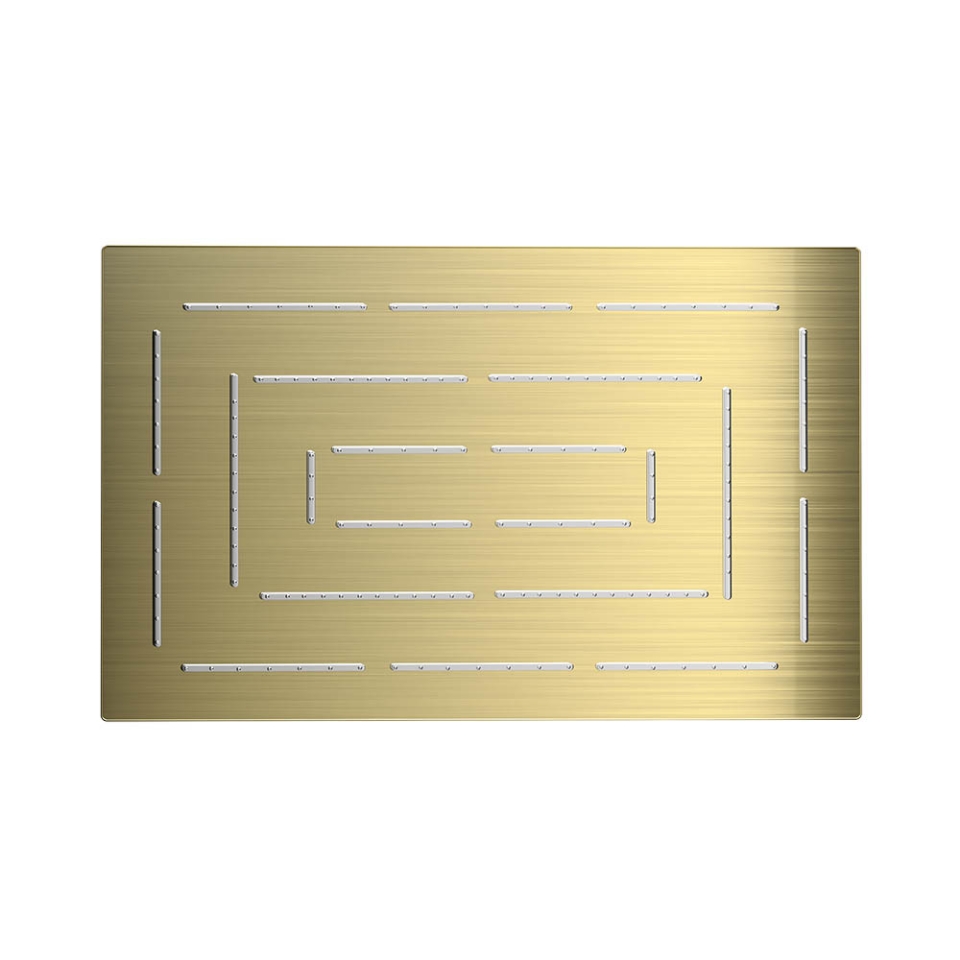 Верхний душ Jaquar Maze 1-режимный, 295х190 мм, золотая пыль (OHS-GDS-1637) - фото 1