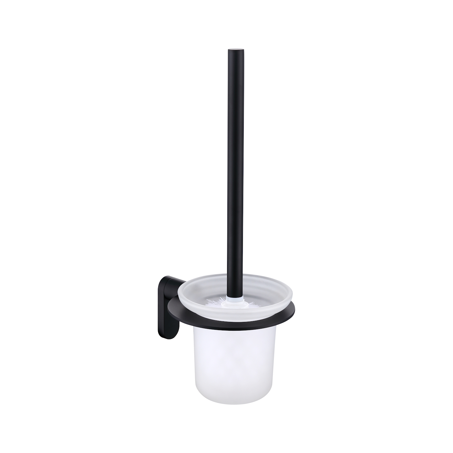 Ёршик для унитаза Raglo с держателем, черный (R300.10.06) - фото 1