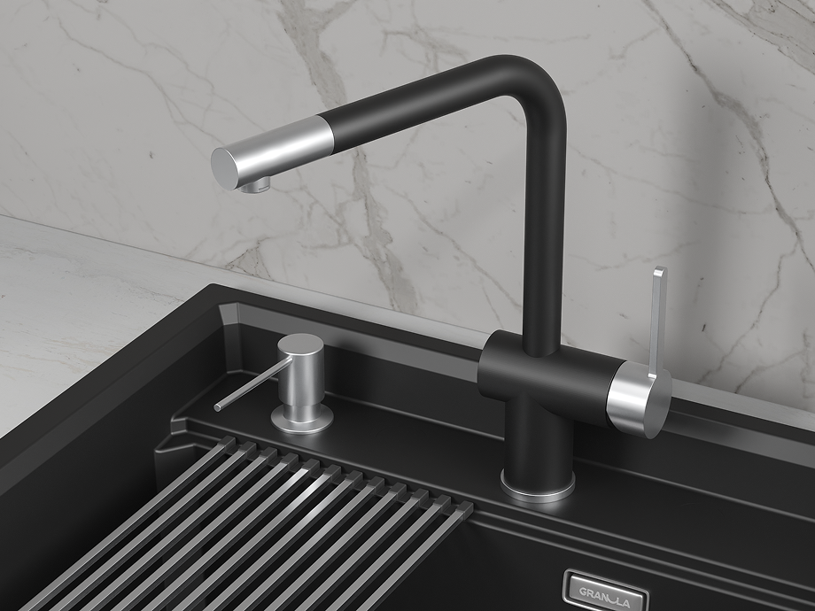 Смеситель для кухни GRANULA (5017, ТУРМАЛИН) - фото 2