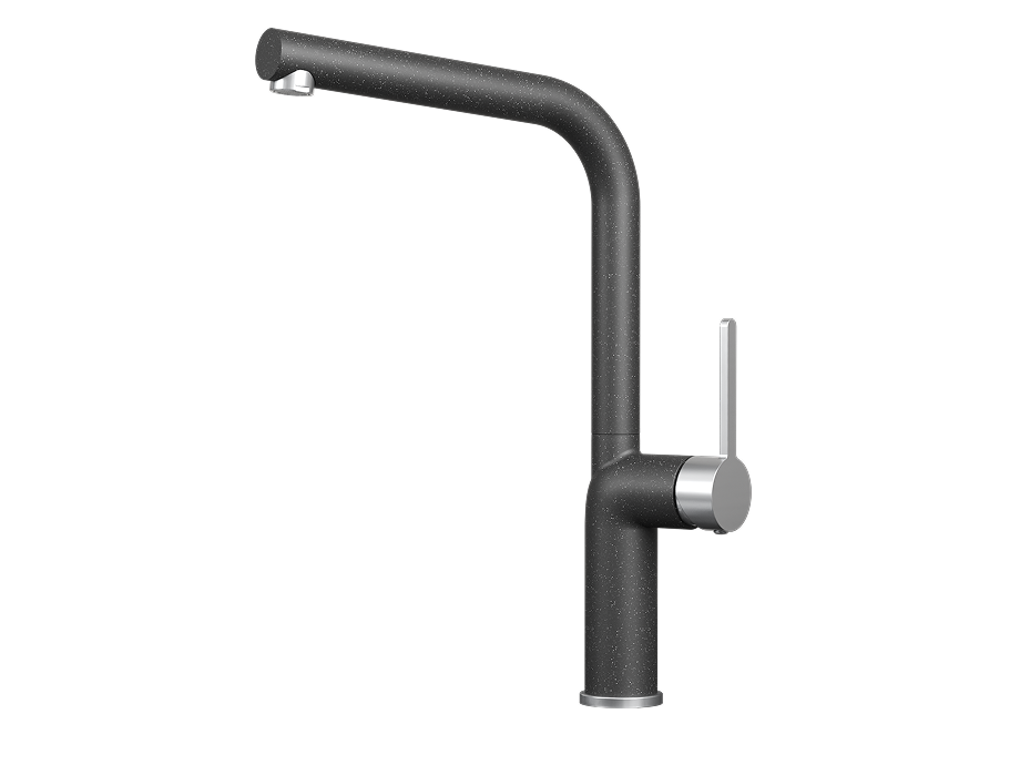 Смеситель для кухни GRANULA (9502, ЧЕРНЫЙ) - фото 1