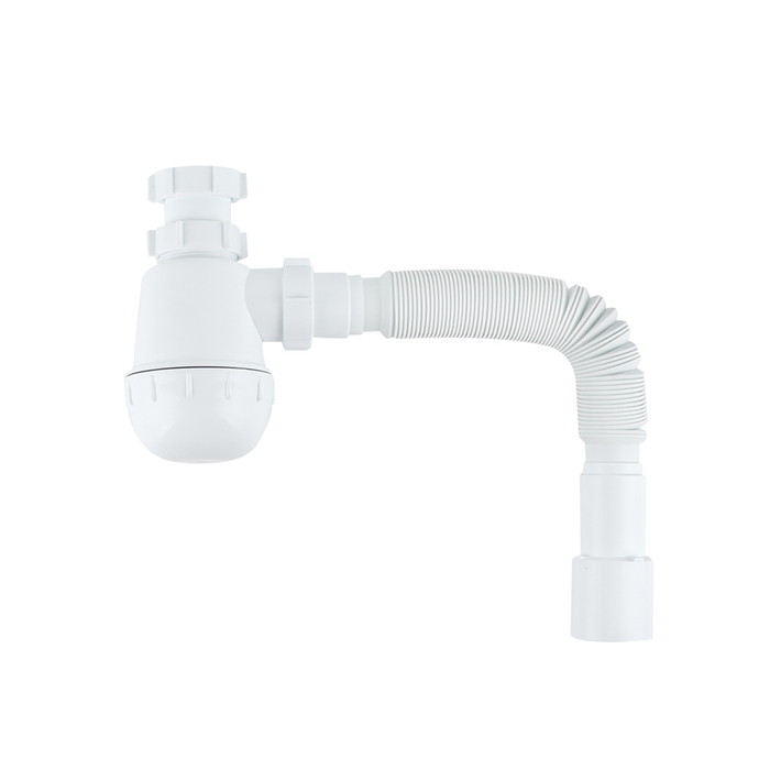 Сифон бутылочный IDDIS Optima Home 1.1/2x40мм, с гофротрубой 40/50мм (900A0G0010VD) - фото 1