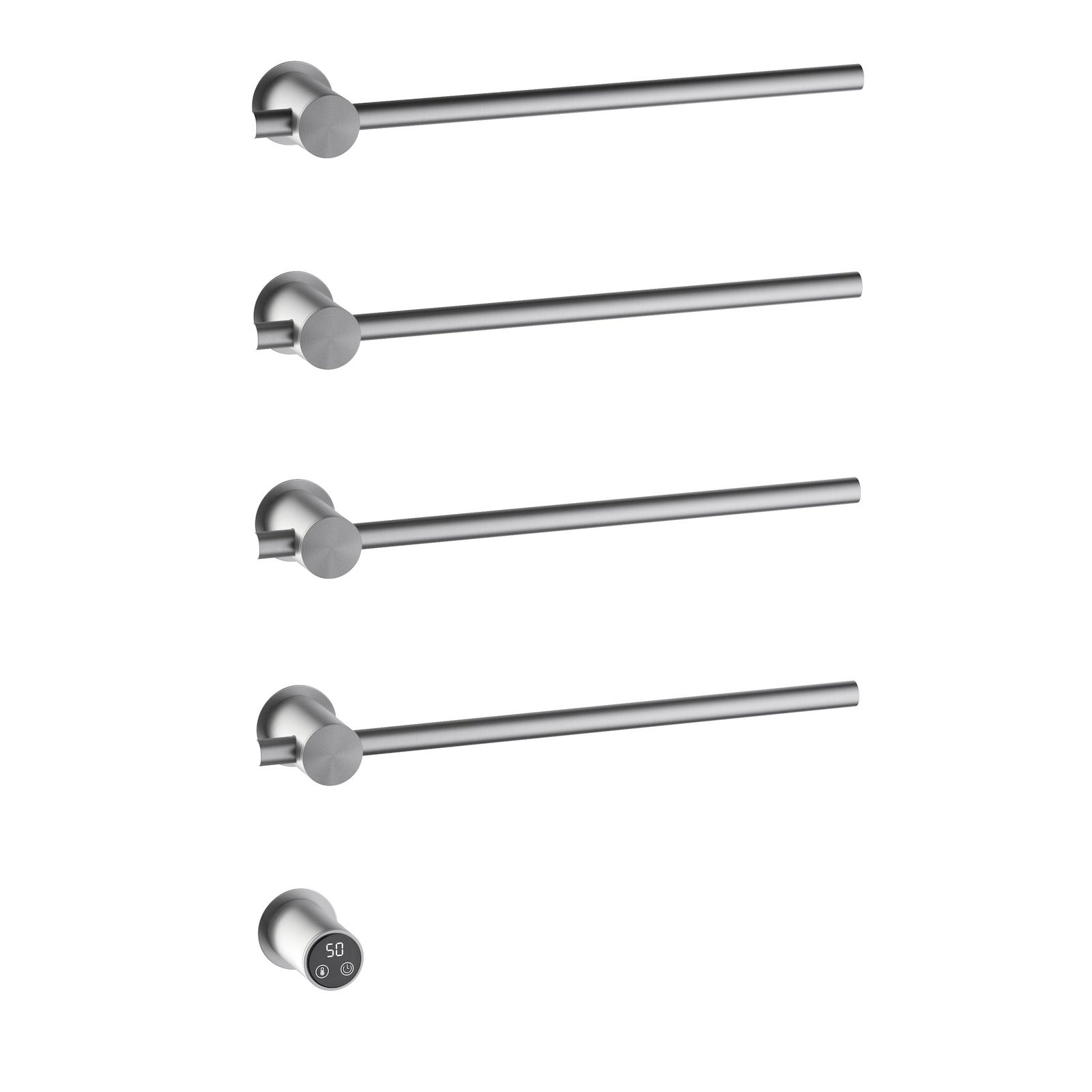 Полотенцесушитель электрический, встроенный Timo Saona никель (040/13SM) - фото 1