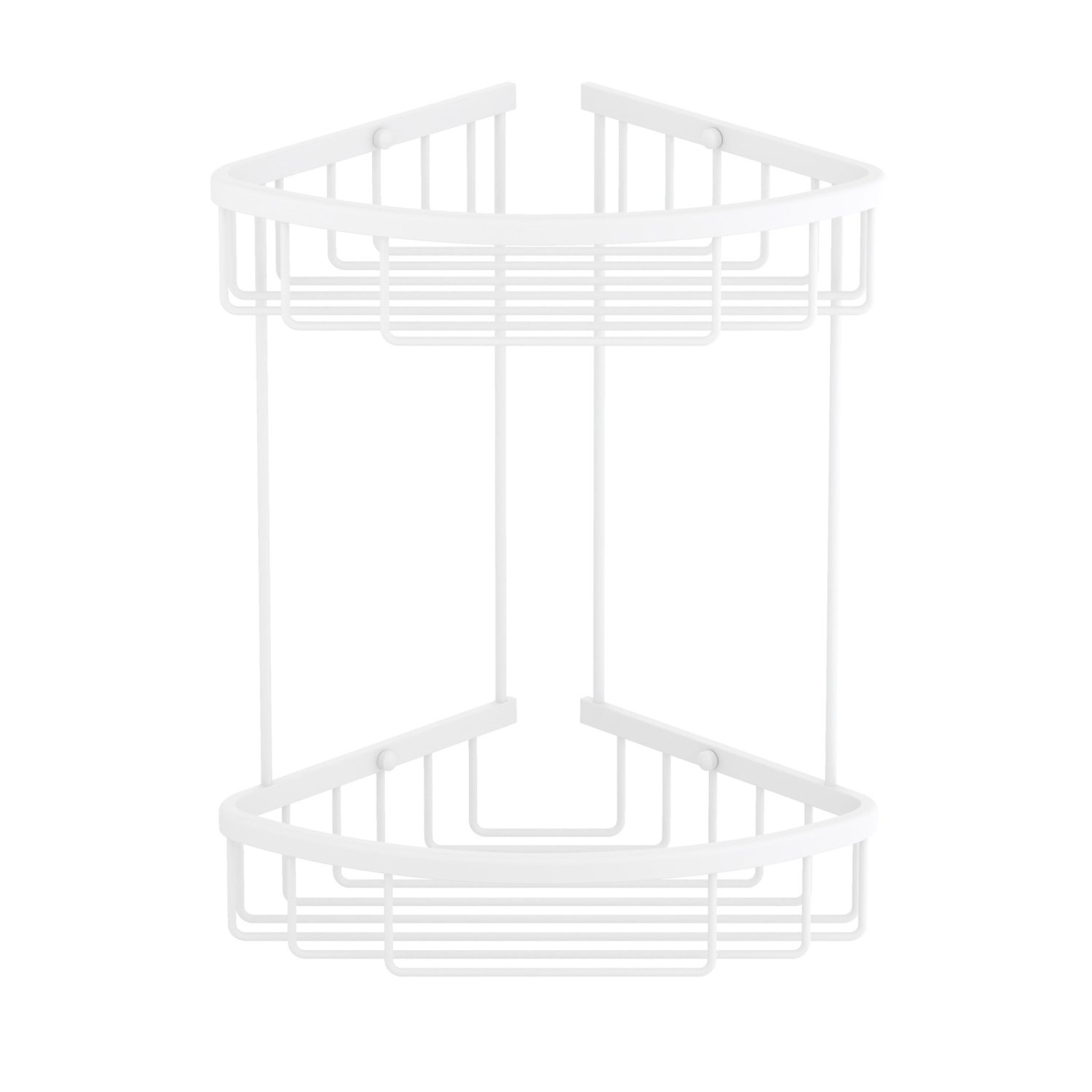 Полка угловая двойная Timo Saona белый матовый (13082/16)