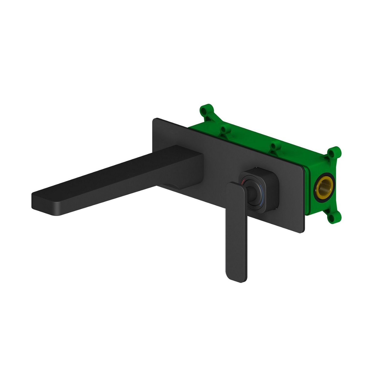 Смеситель для раковины встроенный Timo Torne черный (4371/03SM) - фото 1